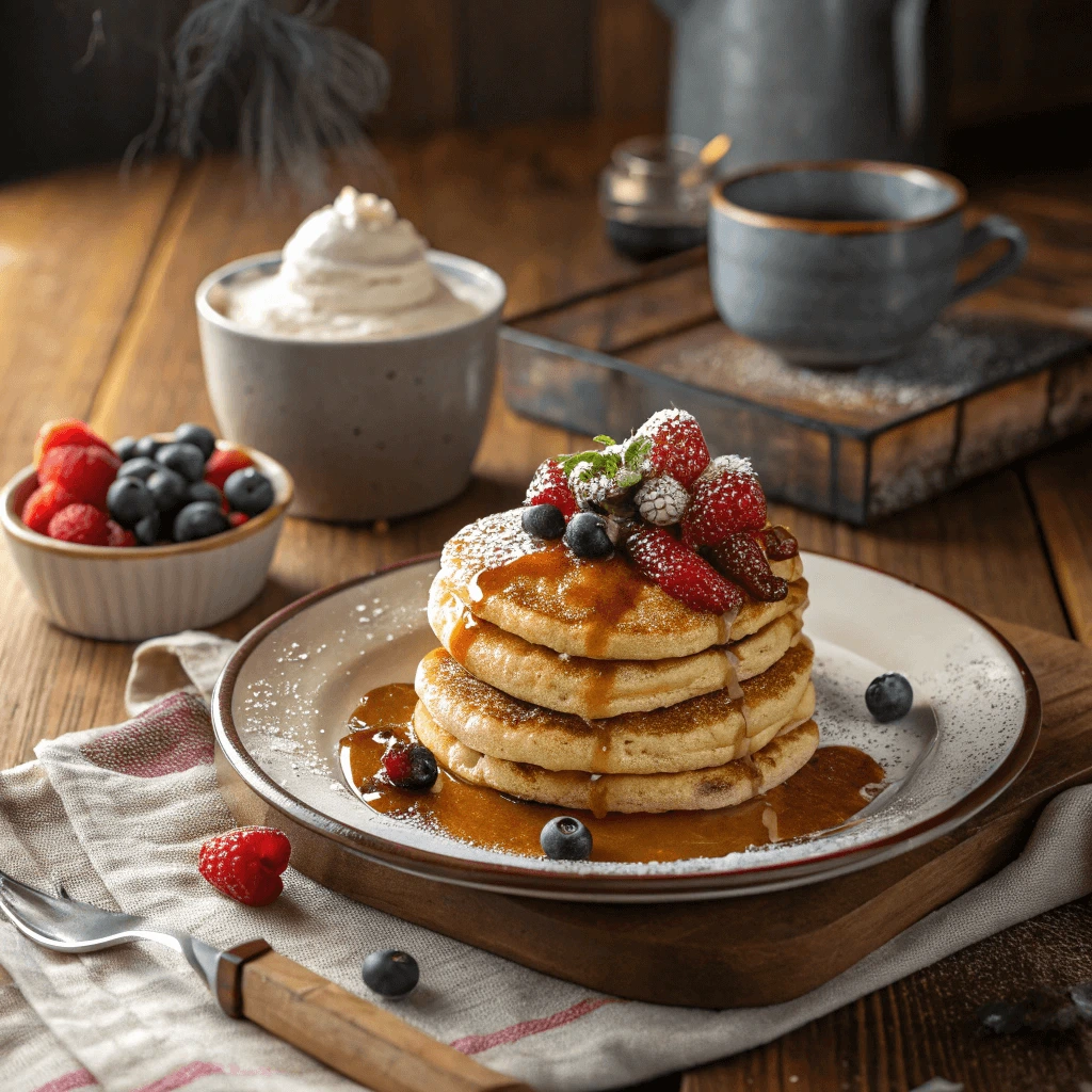 Carmel Salt Pancakes and Waffles: A Breakfast Showdown