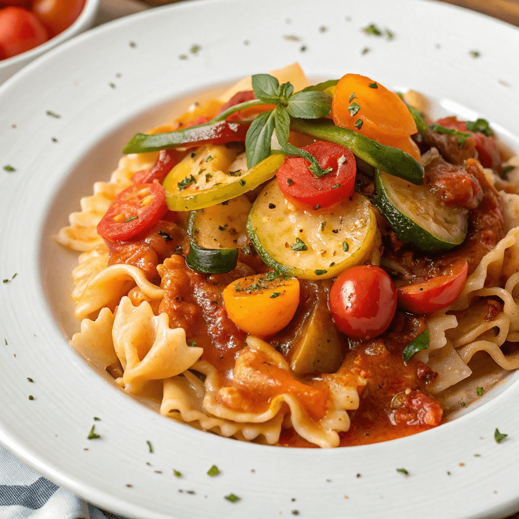 Fresh Mafaldine pasta with lemon, basil, and olive oil in a light sauce.