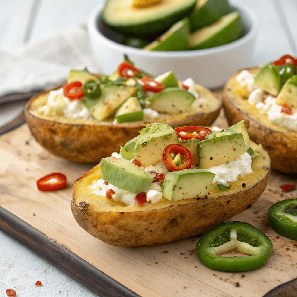 Person enjoying crispy air fryer potato skins as a snack