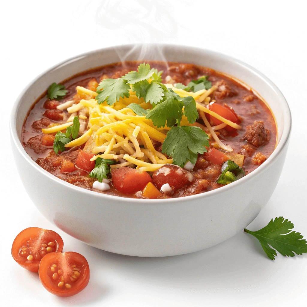 Crispy tortilla chips on the side of a refreshing soup