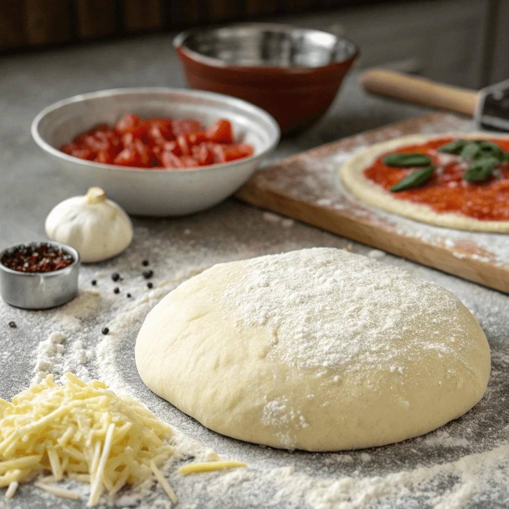 Rising dough for a delicious homemade loaf