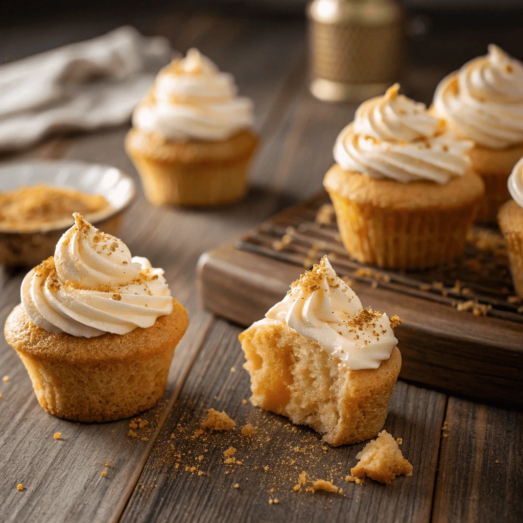 Gluten-free cupcakes with a perfect golden-brown top