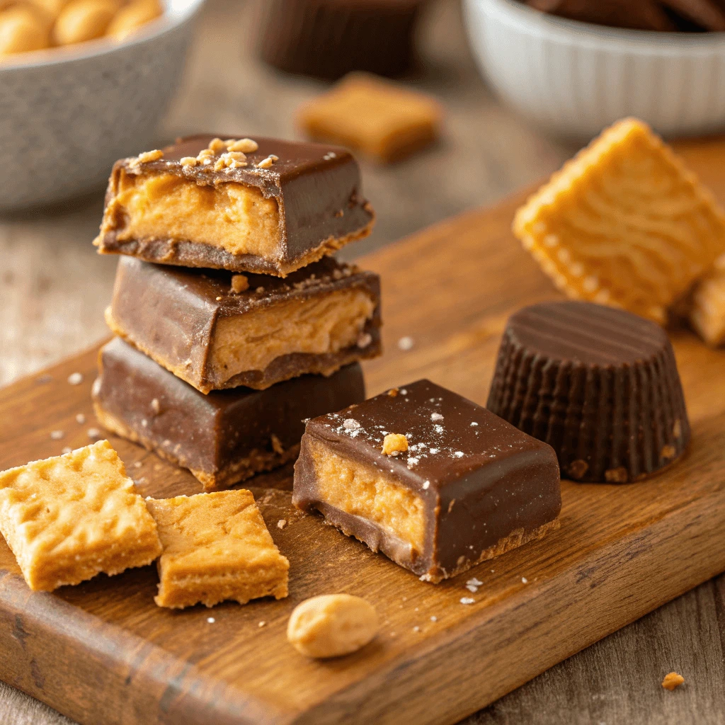 Serving ideas for Cheez-It peanut butter and chocolate snack